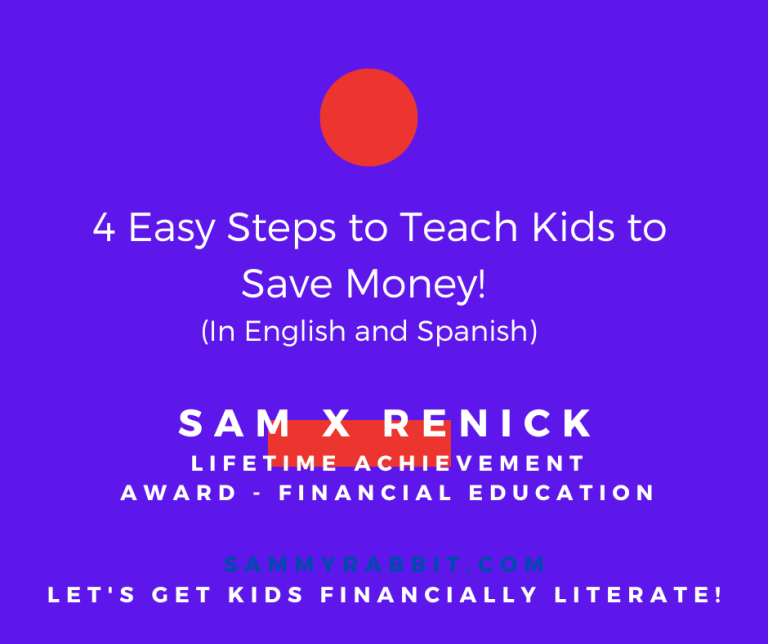 Bilingual Guidance to Begin to Teach Kids to Save Money in 4 Easy Steps