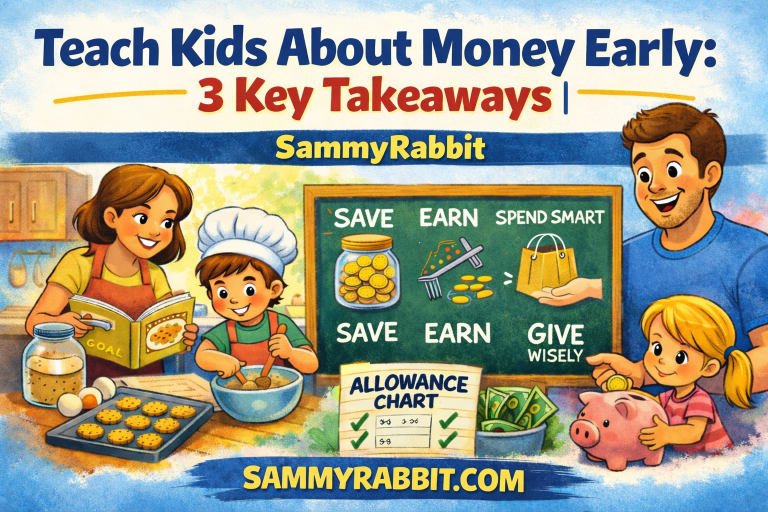 Sammy Rabbit Money Blog | Teach kids about money early
