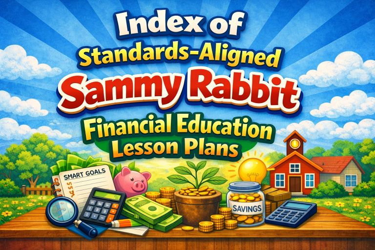 Index of Standards Aligned Sammy Rabbit Financial Education Lesson Plans