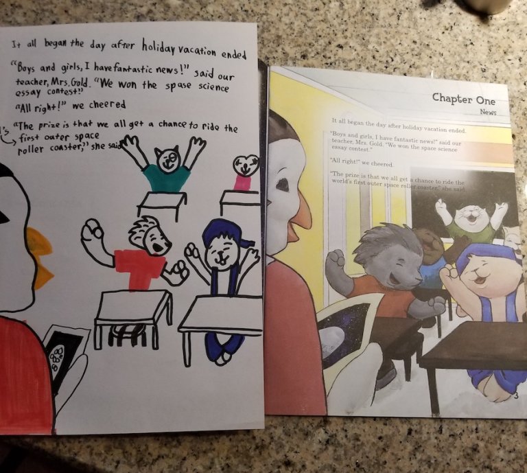Mom Shares Son Inspired to Write