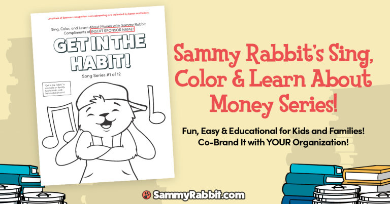 Introducing Sammy Rabbit’s 12-Song “Sing, Color & Learn About Money” Series: A Fun, Engaging Way to Build Kids’ Money Habits!