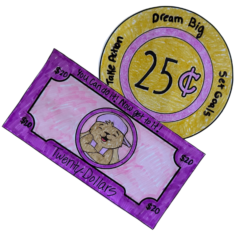 Use Sammy Rabbit's "Smart" Play Money to Rapidly Improve Kids Financial Literacy Skills!